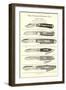 Advertisement for Pocket Knives-null-Framed Art Print