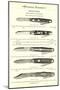 Advertisement for Pocket Knives-null-Mounted Art Print