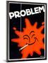 Advertisement for 'Problem Cigarettes' Printed in Berlin, 1927-null-Mounted Giclee Print