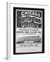 Advertisement for Pullman Cars of Chicago, c.1875-null-Framed Giclee Print