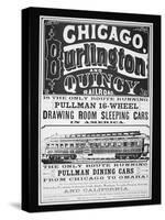 Advertisement for Pullman Cars of Chicago, c.1875-null-Stretched Canvas