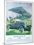 Advertisement for Renault 'Air Travel and Motoring', from 'Femina', November 1925-null-Mounted Giclee Print