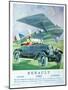 Advertisement for Renault 'Air Travel and Motoring', from 'Femina', November 1925-null-Mounted Giclee Print
