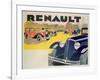 Advertisement for Renault Motor Cars, c.1920-Emile Andre Schefer-Framed Giclee Print