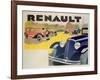 Advertisement for Renault Motor Cars, c.1920-Emile Andre Schefer-Framed Giclee Print