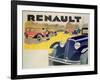 Advertisement for Renault Motor Cars, c.1920-Emile Andre Schefer-Framed Giclee Print