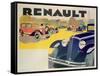 Advertisement for Renault Motor Cars, c.1920-Emile Andre Schefer-Framed Stretched Canvas