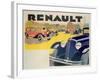 Advertisement for Renault Motor Cars, c.1920-Emile Andre Schefer-Framed Giclee Print