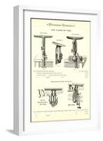 Advertisement for Saw Clamps-null-Framed Art Print