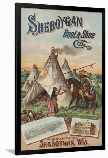 Advertisement for Sheboygan Boot and Shoe Company-null-Framed Giclee Print