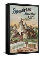 Advertisement for Sheboygan Boot and Shoe Company-null-Framed Stretched Canvas