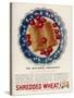Advertisement for Shredded Wheat Promoting It as the National Breakfast-null-Stretched Canvas