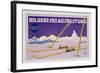 Advertisement for Skiing in Austria, C.1912 (Colour Litho)-Carl Kunst-Framed Giclee Print