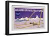 Advertisement for Skiing in Austria, C.1912 (Colour Litho)-Carl Kunst-Framed Giclee Print