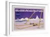 Advertisement for Skiing in Austria, C.1912 (Colour Litho)-Carl Kunst-Framed Giclee Print