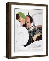 Advertisement for Solex Carburettors, from 'Vogue' Magazine, January, 1932-René Vincent-Framed Giclee Print