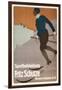 Advertisement for Sports Clothing, Skier-null-Framed Art Print