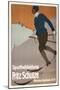 Advertisement for Sports Clothing, Skier-null-Mounted Art Print