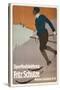 Advertisement for Sports Clothing, Skier-null-Stretched Canvas