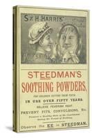 Advertisement For Steedman's Smoothing Powders and Harris' Polishing Paste-Isabella Beeton-Stretched Canvas