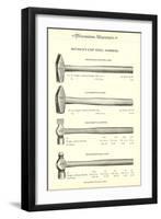 Advertisement for Steel Hammers-null-Framed Art Print