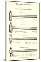 Advertisement for Steel Hammers-null-Mounted Art Print