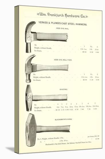 Advertisement for Steel Hammers-null-Stretched Canvas