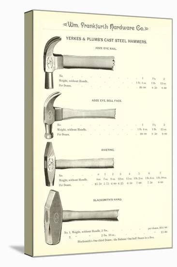 Advertisement for Steel Hammers-null-Stretched Canvas