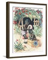 Advertisement for Suchard Chocolate-null-Framed Giclee Print