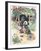 Advertisement for Suchard Chocolate-null-Framed Giclee Print