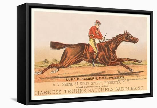 Advertisement for Tack, Steeplechase-null-Framed Stretched Canvas