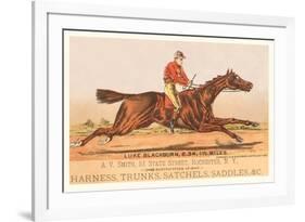 Advertisement for Tack, Steeplechase-null-Framed Premium Giclee Print