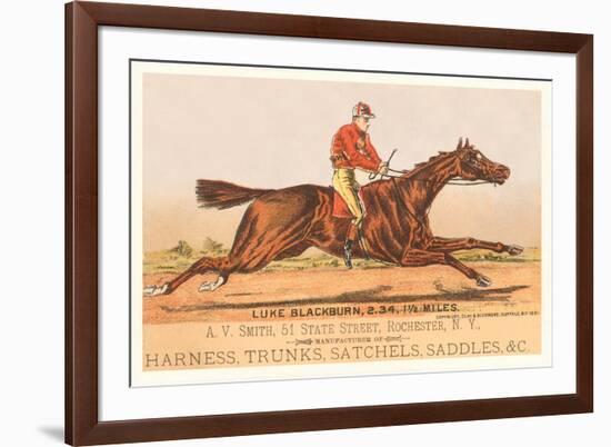 Advertisement for Tack, Steeplechase-null-Framed Premium Giclee Print