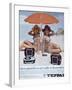 Advertisement for 'Teppaz' Combined Record Players and Radios from 'Elle' Magazine-null-Framed Giclee Print