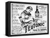 Advertisement for 'Teutonic' Liquid Malt and Hops Extract, 1897-null-Framed Stretched Canvas