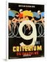 Advertisement for the 9th 'Criterium Du Dauphine Libere' Cycling Race of 1955-null-Framed Giclee Print