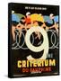 Advertisement for the 9th 'Criterium Du Dauphine Libere' Cycling Race of 1955-null-Framed Stretched Canvas