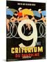 Advertisement for the 9th 'Criterium Du Dauphine Libere' Cycling Race of 1955-null-Mounted Giclee Print