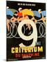 Advertisement for the 9th 'Criterium Du Dauphine Libere' Cycling Race of 1955-null-Mounted Giclee Print