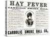 Advertisement for the 'Carbolic Smoke Ball Co.', 1892-null-Stretched Canvas