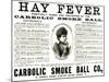 Advertisement for the 'Carbolic Smoke Ball Co.', 1892-null-Mounted Giclee Print