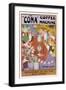 Advertisement for the Cona Coffee Machine-null-Framed Art Print