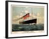 Advertisement for the Cunard Line, C.1908 (Colour Litho)-Fred Pansing-Framed Giclee Print