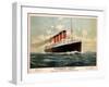 Advertisement for the Cunard Line, C.1908 (Colour Litho)-Fred Pansing-Framed Giclee Print