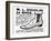 Advertisement for the Douglas $3.00 Men's Shoe, 1887-null-Framed Giclee Print