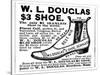 Advertisement for the Douglas $3.00 Men's Shoe, 1887-null-Stretched Canvas