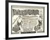 Advertisement for 'The Electropathic Belt', 1890s-null-Framed Giclee Print