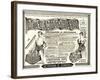 Advertisement for 'The Electropathic Belt', 1890s-null-Framed Giclee Print