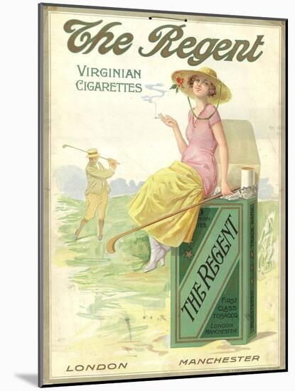 Advertisement for the English Cigarettes: the Regent-null-Mounted Giclee Print