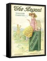 Advertisement for the English Cigarettes: the Regent-null-Framed Stretched Canvas